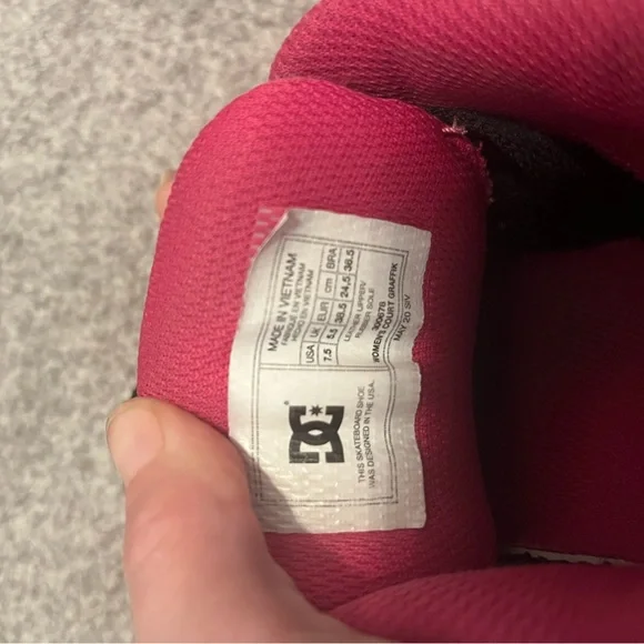 DC Pink and Black Footwear - Picture 3 of 3